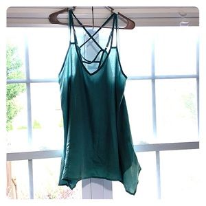 Green/Blue Plus size tank
